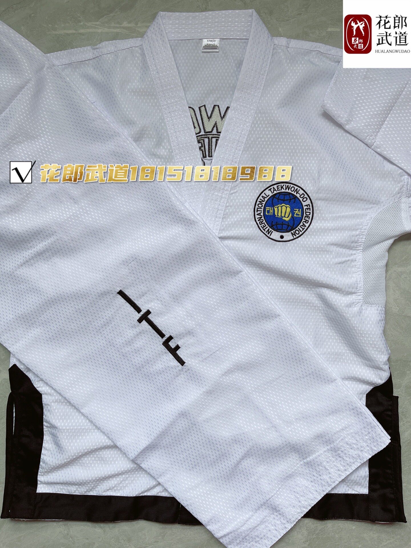 Hwarang Budo ITF Taekwondo traditional special deputy normal suit 1-3 black belt suit new upgrade quick-drying