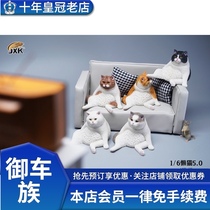 Order JXK 1 6 JXK086 lazy cat 5 0 pet static model hand can be equipped with 12 inch doll