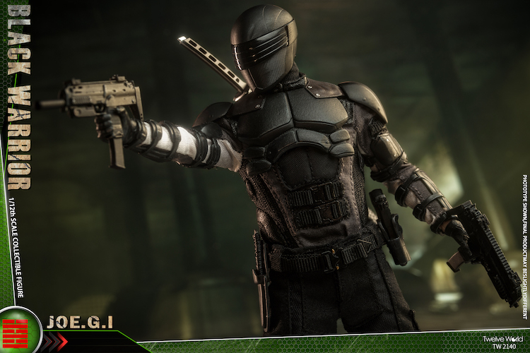 Twtoys TW2140 Snake GI Joe 1/12 スネック TWTOYS TW2140 1/12 Black Samurai G.I.Joe Snake Eyes 6