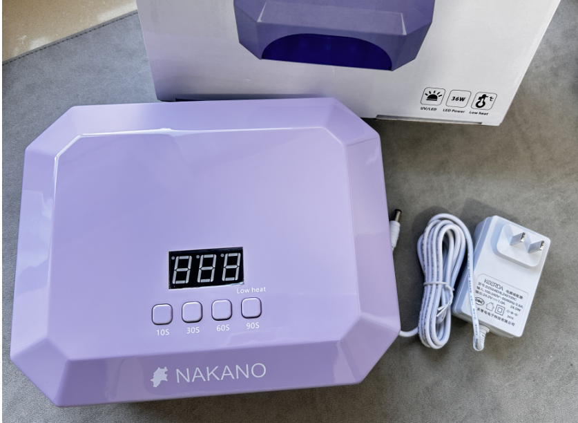 Nakano new purple nail lamp 🌟 Uv/ledsensor light therapy handy