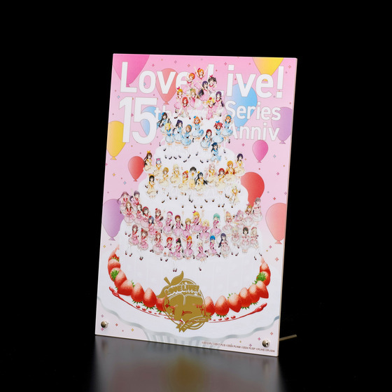 Lovelive! Series Purchase Department 15Th Anniversary Commemorative Hot Stamped A4 Acrylic Standee with Raffle Entry