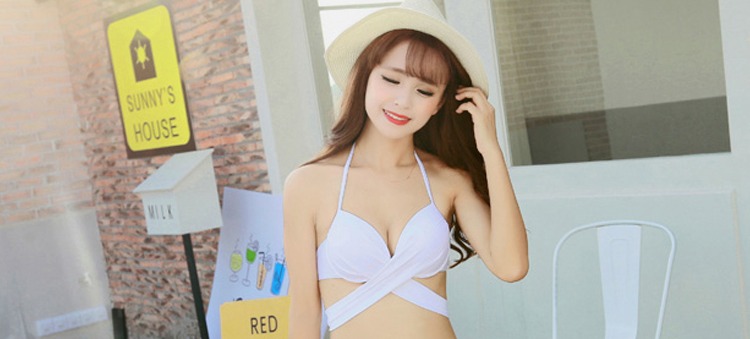Một mình bikini bikini áo ngực túi thép tấm tập hợp rắn màu bikini ngực túi áo tắm áo đơn mảnh đồ bơi nữ đẹp kín đáo