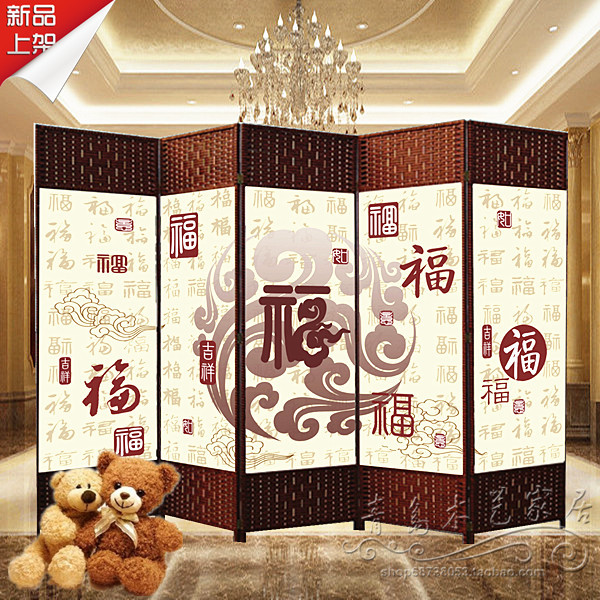Bán tốt nhất vách ngăn gỗ rắn Trung Quốc và Hàn Quốc màn hình nhà hàng khách sạn phòng khách phòng ngủ văn phòng phân vùng hiên màn hình gấp - Màn hình / Cửa sổ vách cầu thang gỗ