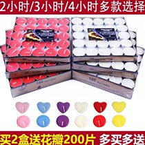 Round Small Candle Floating Wag Tea Wax Adrift Smokeless Scented Candle Birthday Wedding Birthday Wedding Table White Candle