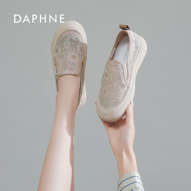 Daphne Thick-Soled Fisherman Shoes for Women 2026 New Summer Versatile Popular Mesh Breathable Chanel-Style Canvas Shoes Daphne Thick-Soled Fisherman Shoes for Women 2026 New Summer Versatile Popular Mesh Breathable Chanel-Style Canvas Shoes