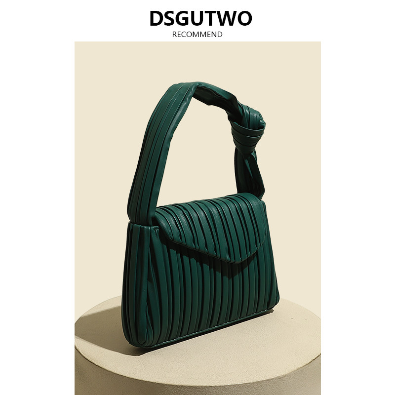 AJ MECICA net red pleated chain dumplings dumplings Steamed Casual Fashion Korean single shoulder axillary Pet Backpack Woman-Taobao