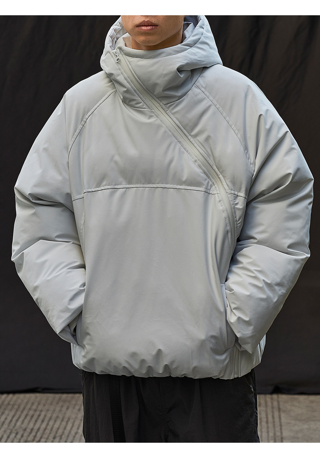 Winter Ski Parka Jacket Men Women Fashion Loose Padded Cotton Hooded Jacket Cityboy Streetwear Hoody Parkas Coat Outerwear