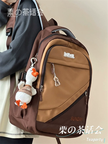 Вместительный и большой брендовый универсальный ранец для путешествий, сумка через плечо, рюкзак, в американском стиле, для средней школы, подходит для подростков, подходит для студента