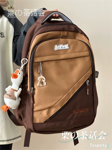 Вместительный и большой брендовый универсальный ранец для путешествий, сумка через плечо, рюкзак, в американском стиле, для средней школы, подходит для подростков, подходит для студента