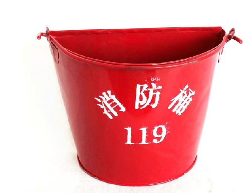 lưới bảo vệ an toàn GB thiết bị chữa cháy dày xô lửa cát vàng xô xô lửa bán tròn sơn công cụ chữa cháy - Bảo vệ xây dựng dây lưới bảo vệ ban công