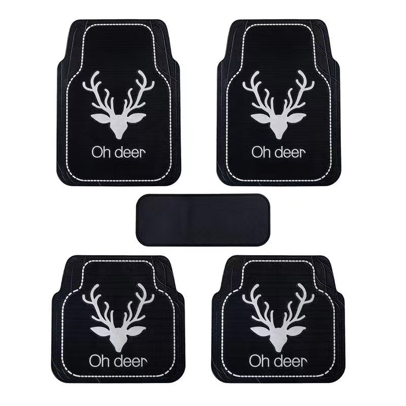 Environmental cartoon monolithic plastic foot pad cute cartoon waterproof general pad plastic rubber pad