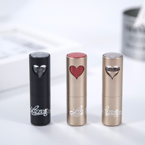 Love soap shop matte love round lipstick tube DIY handmade lipstick empty tube need 12 1 caliber 1