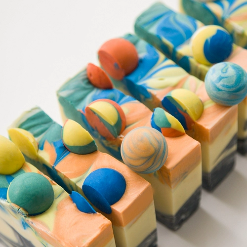 爱皂坊 Косметическое мыло ручной работы, многоцветная пигментированная жемчужная пудра, «сделай сам»