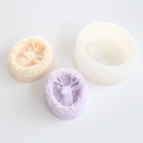 Love Soap Workshop New Recommendation Single Hole Plum Blossom Deer Soft Silicone Gel Die DIY Handmade Cold Soap Flower Die Easy Defilm