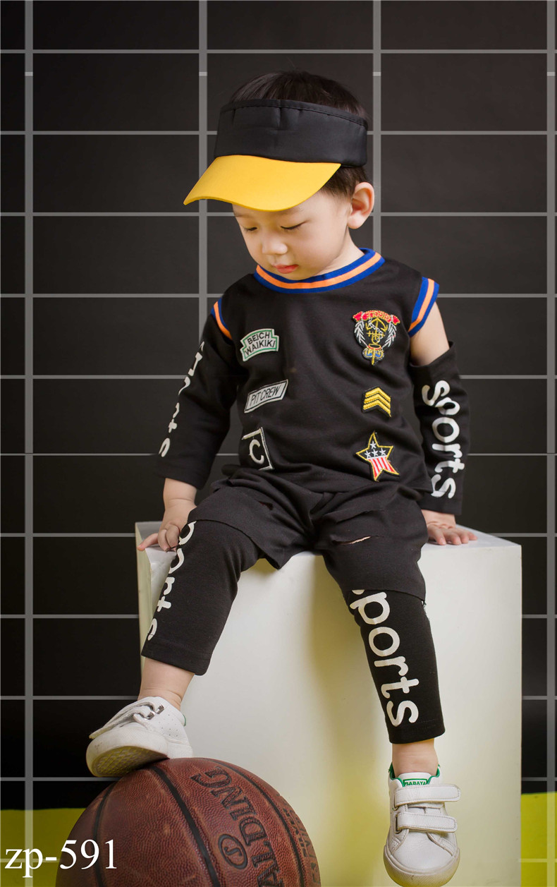 2019 trẻ em mới chụp ảnh quần áo thời trang mát mẻ thể thao gió chụp ảnh trang phục studio ảnh 1-2-3 tuổi quần áo ảnh trẻ em - Khác đồ bơi trẻ em