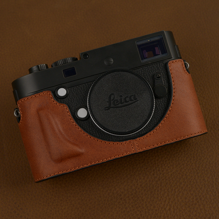 VR original cow leather Leica M240P MM M-D ME240 leather cover camera bag genuine leather protective sleeve handle half sleeve