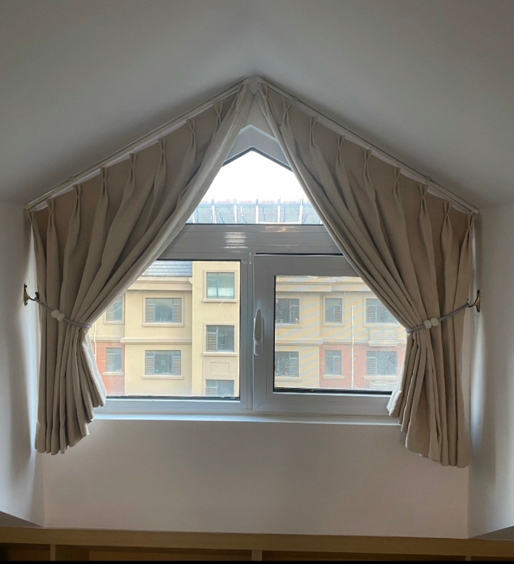 Dxydgc Pointed Attic Triangular Oblique Trapezoidal Window Blackout Curtains for Room, Living Room, Balcony, Nordic, French, American, Italian Style Dxydgc Pointed Attic Triangular Oblique Trapezoidal Window Blackout Curtains for Room, Living Room, Balcony, Nordic, French, American, Italian Style