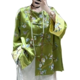 Ханьфу, короткая куртка, китайский стиль, осеннее, большой размер, с вышивкой