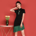 2020 Spring / Summer Nguyên Đán Gió Cải tiến mới Cheongsam thêu Young Girl dress Vintage Republic 