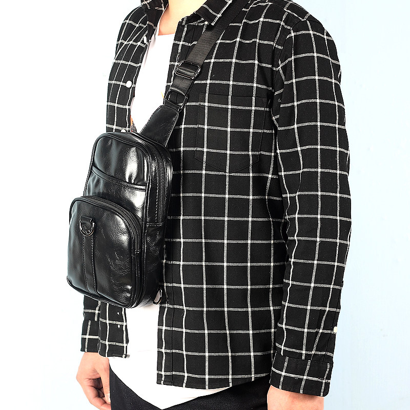 Tide Bracket Male Outdoor Leisure Fashion Single Shoulder Bag Bag Backpack Han-bag