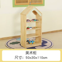 Художественный шкаф (резиновая древесина)