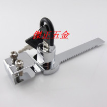 Glass lock Glass cabinet lock Sliding door with tooth lock Glass door lock Glass drama tooth lock Sliding door cabinet lock