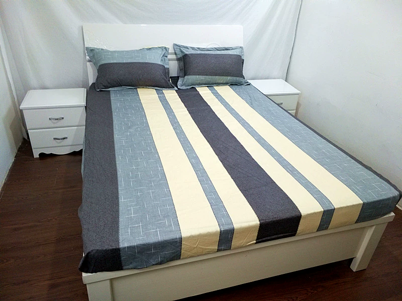 Đặc biệt cung cấp bông in đệm giường nệm đặt đơn mảnh Simmons bảo vệ bìa bông giường ba mảnh kit - Trang bị Covers