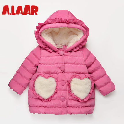 女童婴儿装0-1岁2岁3岁加厚夹棉棉衣棉袄宝宝