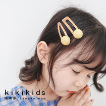 Korean childrens hair card jelly color BB clip Baby summer headdress tide girl bean bean drop clip Primary school hair clip