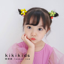 Korean children flower cute hair rope net red head rope hair accessories Super fairy girl girl Hairband tie hair band