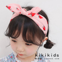 Summer children strawberry hair band Parent-child mother-daughter hair band girl bow hair accessories Female baby cute princess headdress