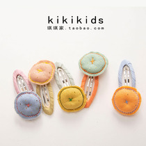 South Korea ins net red girl simple style quality edge clip Children hair card little girl hair accessories Girl clip headdress