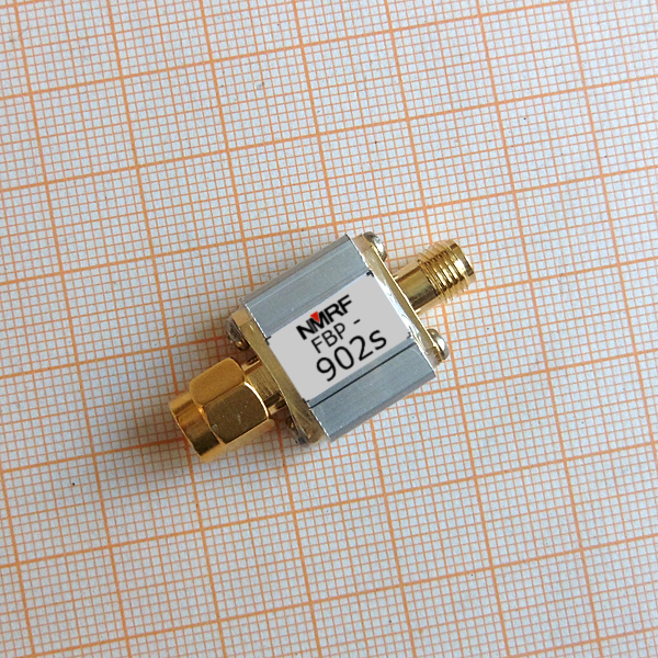 902(890-915) MHz GSM900 Dedicated SAW Bandpass Filter 25MHz bandwidth SMA interface