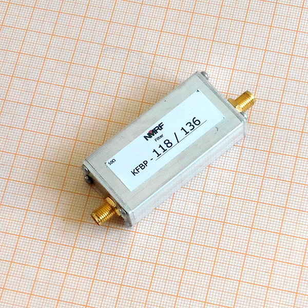 118～136MHz Aviation Bandpass Filter SMA interface