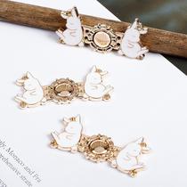 Hanfu Metal Female buckle waist waist tight waist waist change waist artifact rabbit button button cloud shoulder cloak button button cloud shoulder cloak button