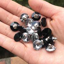 20 grain crystal glass diamond buckle shirt cardigan button button button childrens clothes sweater shirt button decoration button