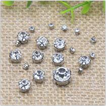 (Anti-hook line) diy handmade hair accessories hand-stitched glass claw diamond wedding wedding shoes drill round grab Diamond Rhinestone