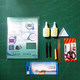 Paper model making tool set white latex cutting board tweezers pen sharpener marking pen steel ruler