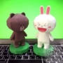 Line và Brown Bear Brown & Cony giấy thủ công stereo bảng vật liệu mô hình giấy DIY - Mô hình giấy giấy mô hình