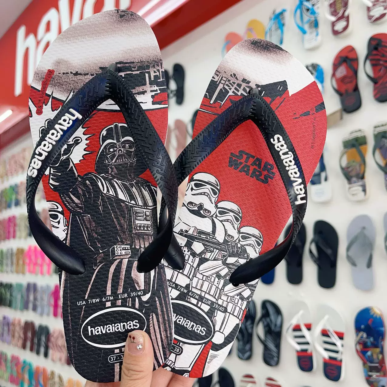 Новые Brazil Havaianas Havana персонаж человека Drag Мужские сланцы
