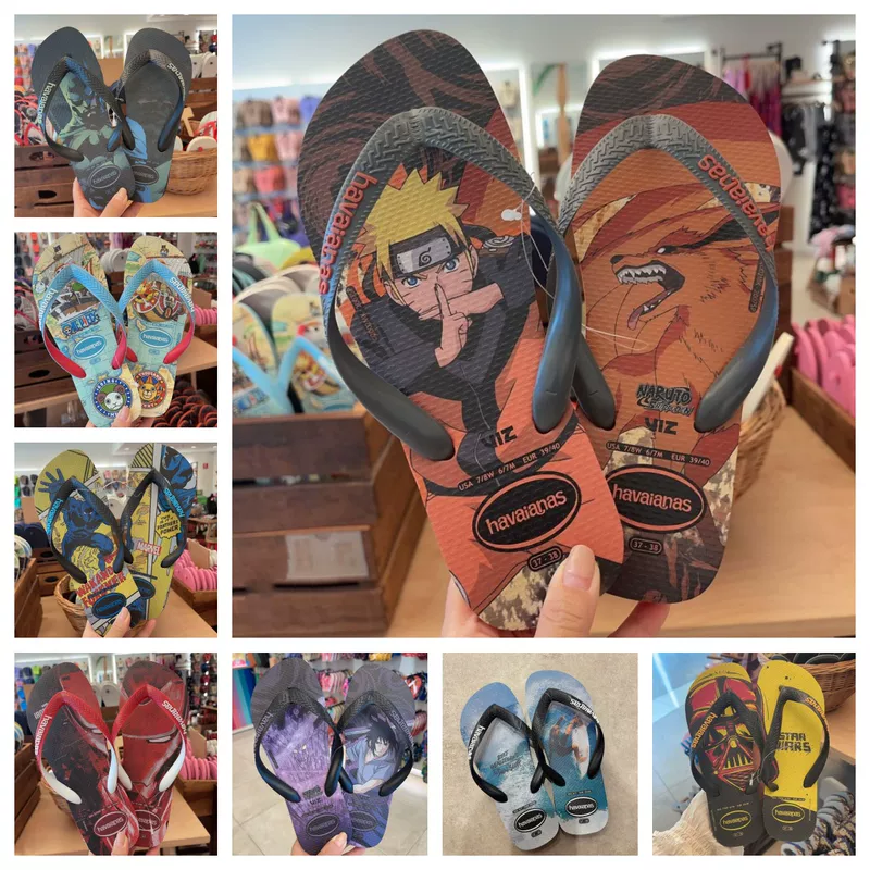 Новые 24 Havaianas Brazilian Havana Шлепанцы мужские летние противоскользящие пляжные плоские сандалии побережье