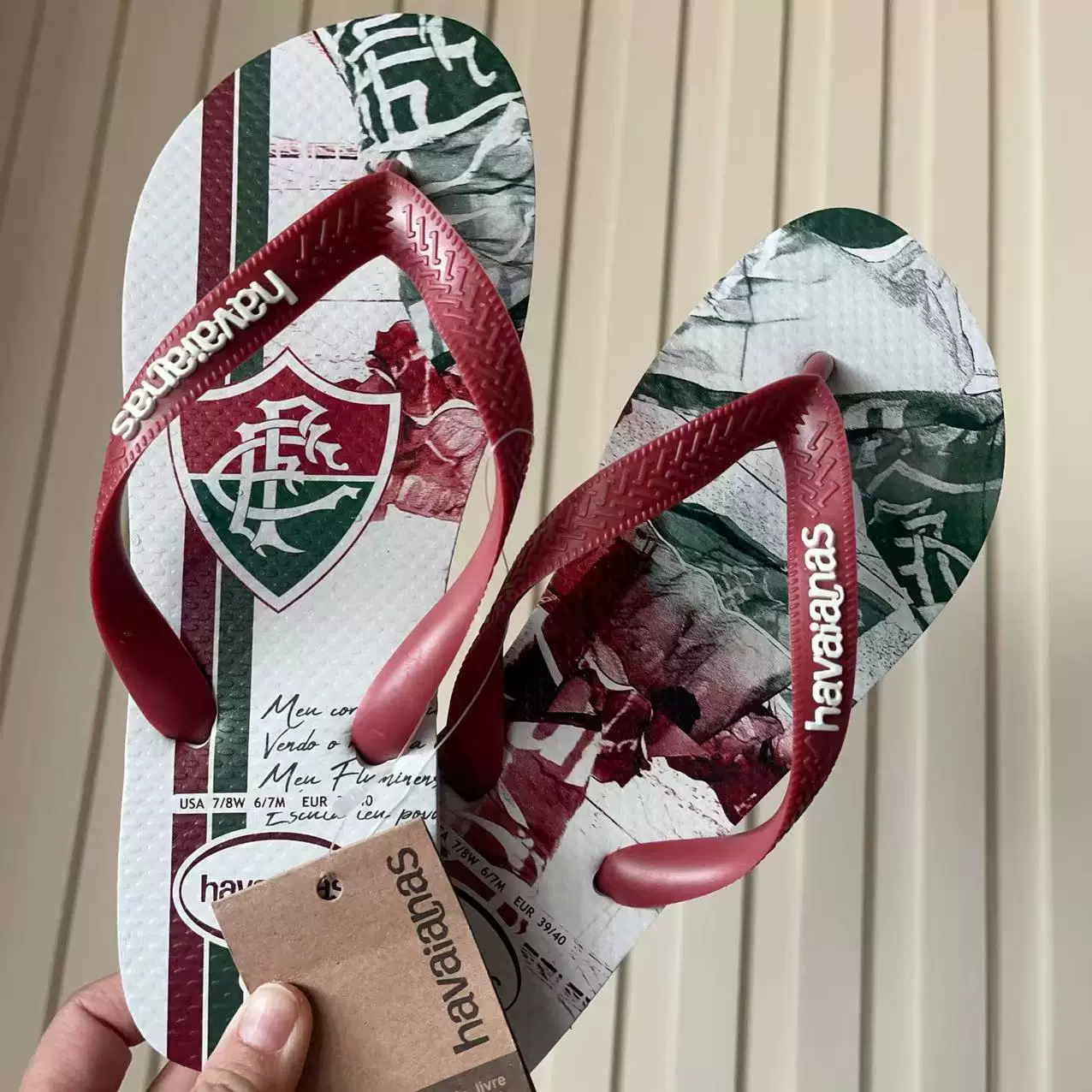 Новые Brazil Havaianas Havana персонаж человека Drag Мужские сланцы