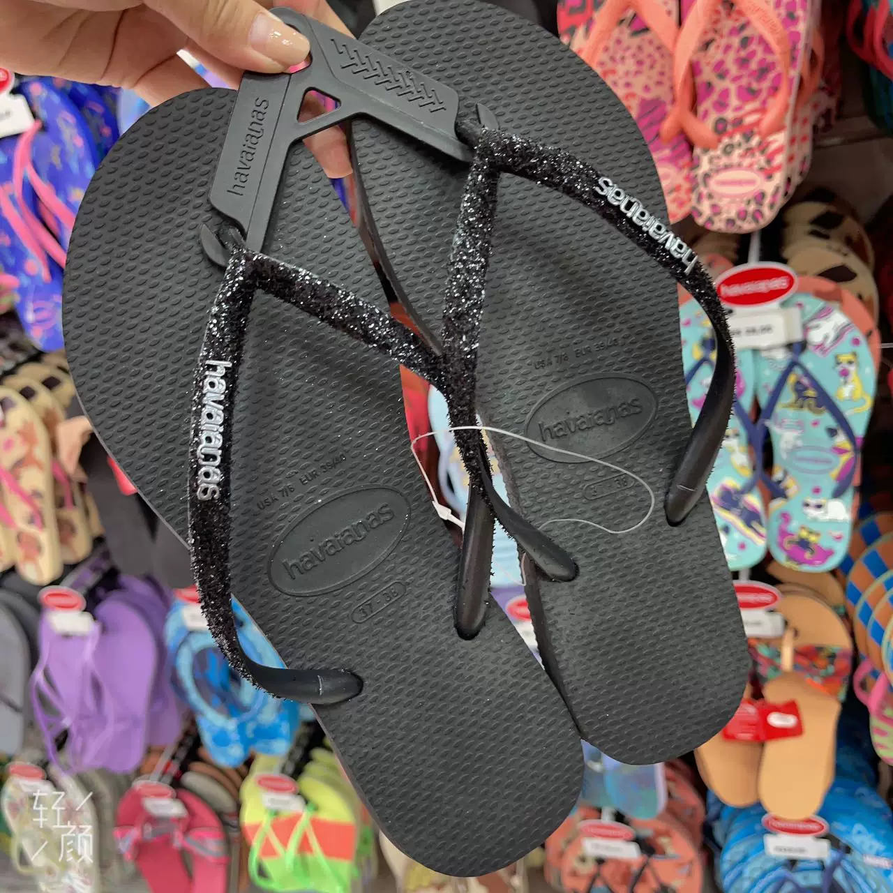 Бразильские Havaianas однотонные тонкие Havana шлепанцы для женщин, нескользящие тапочки, сандалии по углу