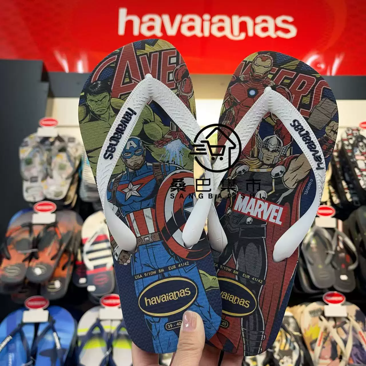 26 новых мужских бразильских подлинных шлепанцев Havaianas с резиновыми подошвами нескользящие на улице пляжные сандалии пляжные тапочки
