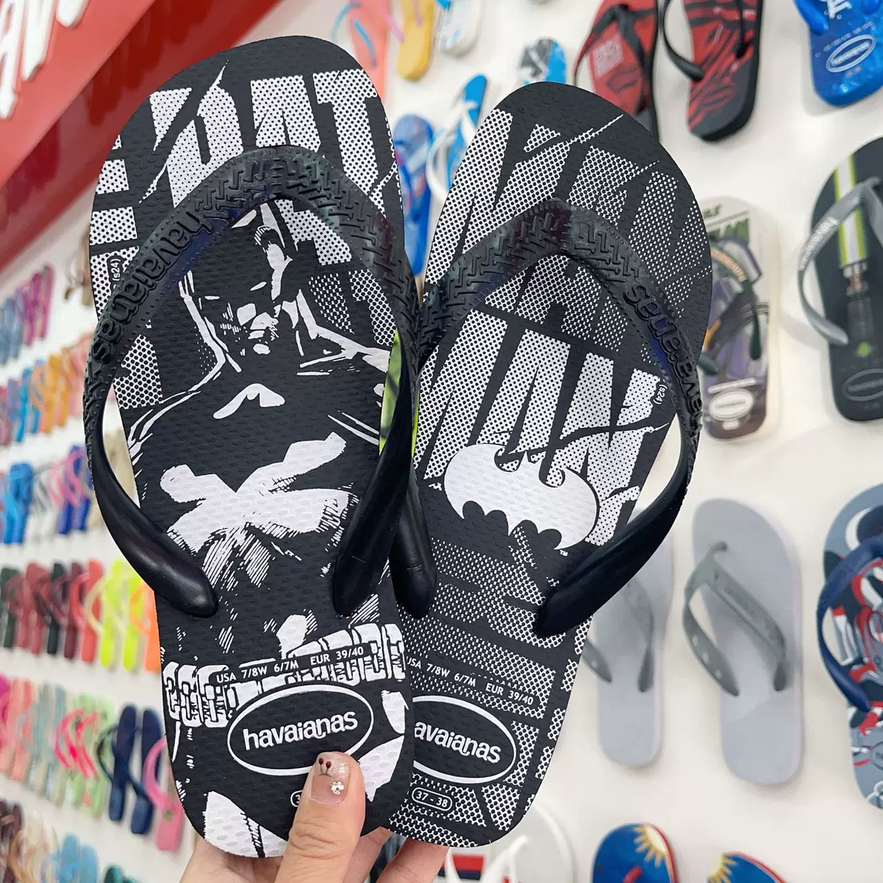Новые Brazil Havaianas Havana персонаж человека Drag Мужские сланцы