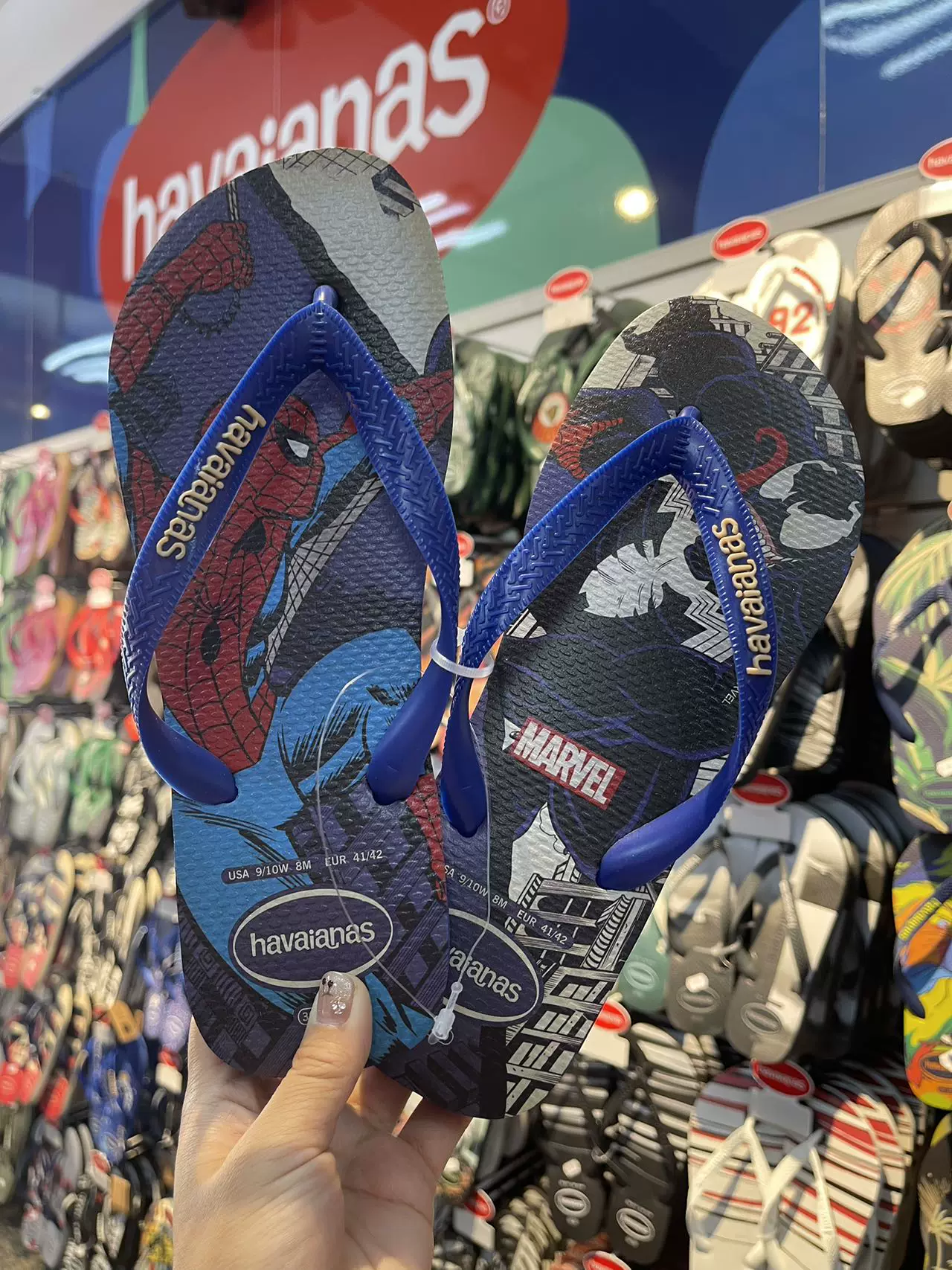 Новые Brazil Havaianas Havana персонаж человека Drag Мужские сланцы