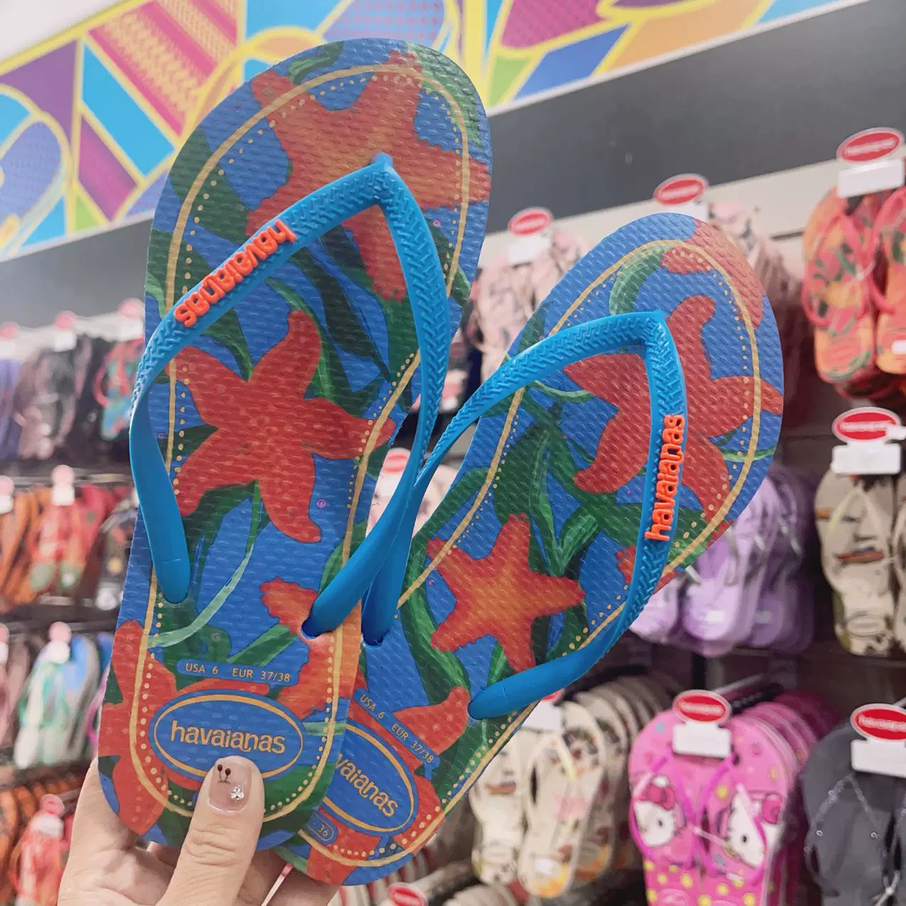 25 пар новых сабо Havaianas Havana slim floral резиновые невпитывающие нескользящие шлепанцы повседневные плоские пляжные сланцы
