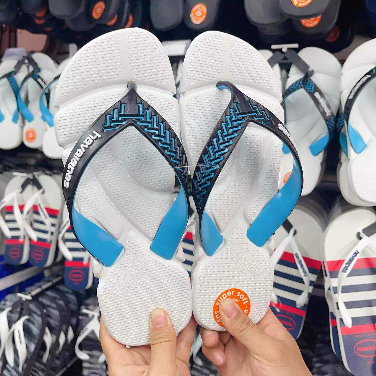 Новые Havaianas Havana POWER 2.0 летние нескользящие, износостойкие удобные мужские персонажи с уплощённой подошвой