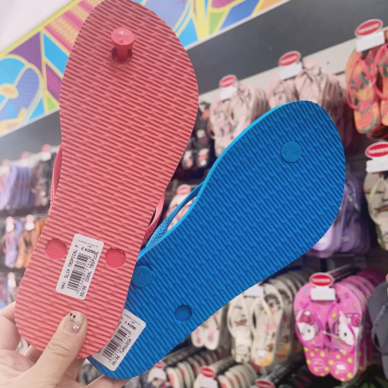 25 пар новых сабо Havaianas Havana slim floral резиновые невпитывающие нескользящие шлепанцы повседневные плоские пляжные сланцы