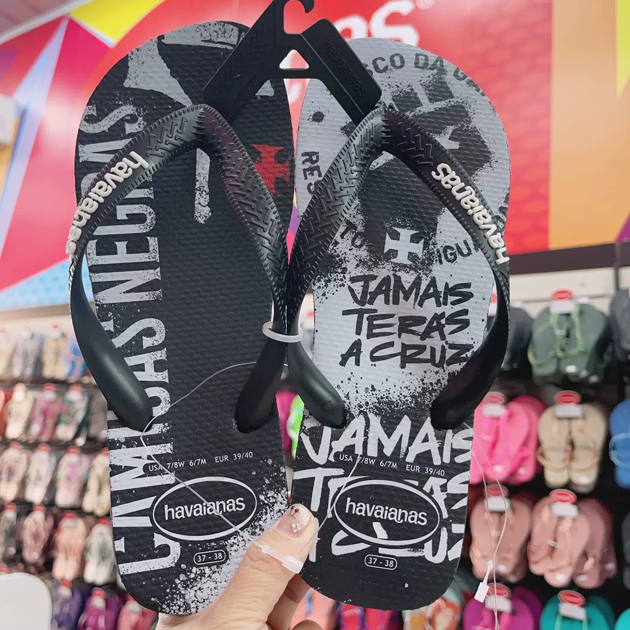 Новые Brazil Havaianas Havana персонаж человека Drag Мужские сланцы